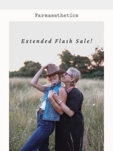 Flash Sale Extended!