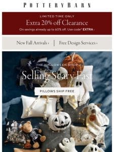 For a limited time! EXTRA 20% off clearance