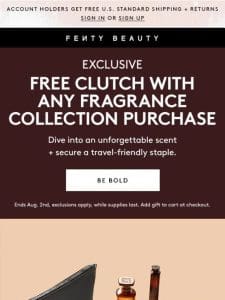 Free   w/ any fragrance collection order