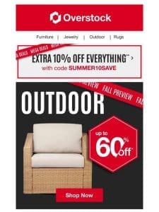 Fresh this Fall: Outdoor Up to 60% Off