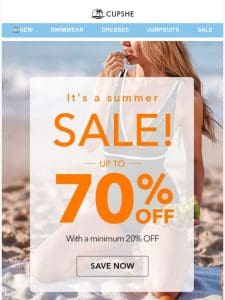 GET UP TO 70% OFF ?