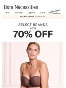 Get 70% Off Brands That Rarely Go On Sale