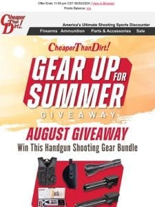 Get Your Entries In To Win This Handgun Shooting Bundle