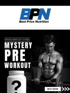 Get a Free Preworkout Today Only