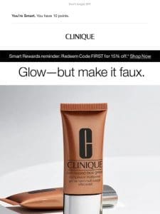 Get a faux glow， fast ??