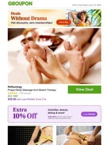 Get up to 10% off! Reflexology