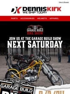 Going to Sturgis? Join us at the Garage Build Bike Show!?