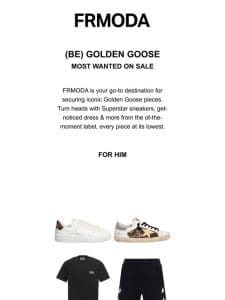 Golden Goose now up to 40% OFF