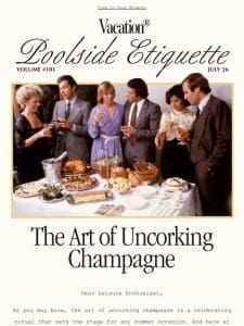 Guide to Uncorking Champagne