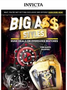 HUGE Watches MASSIVE DEALS Size Matters❗️