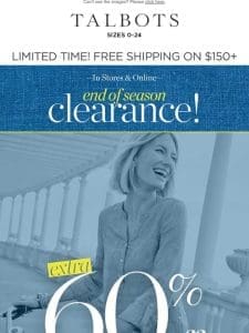 HURRY—clearance favorites are going fast!