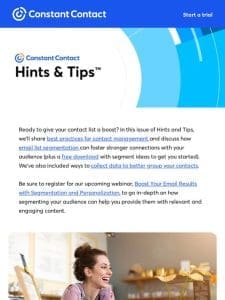 [Hints and Tips] How to manage your contact list