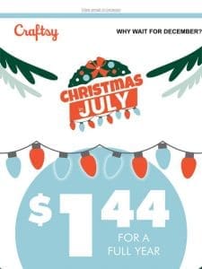 ?? Ho Ho Heatwave! Celebrate Christmas in July with this Exciting Offer.