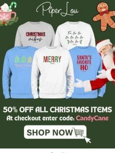 Ho-Ho-Hold the D@#% Phone! 50% OFF Christmas Stuff? YUP!