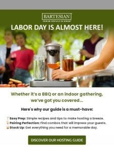 Host Like a Pro this Labor Day