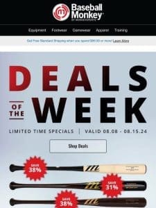 Hot Baseball Deals of the Week – Shop Now!