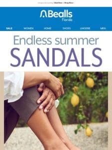 Hot days. Cool sandals from Skechers， Birkenstock & more…