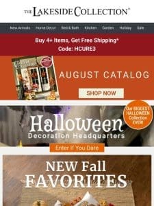 ? Hurry! New Fall Decor Just Arrived! ?