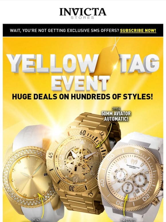 INSANE Yellow Tag Deals Happening RIGHT NOW❗️