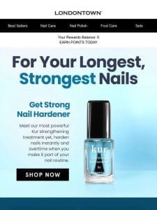 If Longer， Stronger Nails are your Goal…