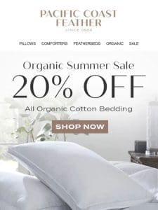 Indulge in Organic Cotton Bedding