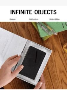 Infinite Objects: Unboxed   August 2024