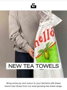 Just Dropped: New Tea Towels