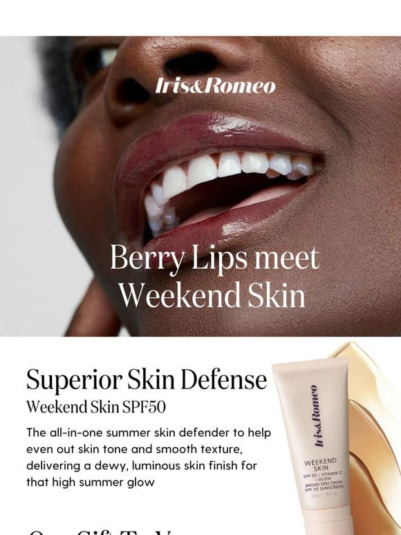 Just For You: Free Berry Lip for the Weekend