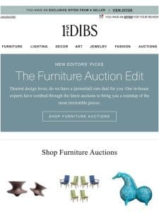 Just in: Our editors’ furniture auction must-haves