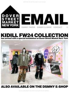 Kidill FW24 has arrived with a special installation at Dover Street Market New York