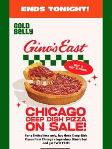 LAST CHANCE for Chicago Deep Dish on Sale!