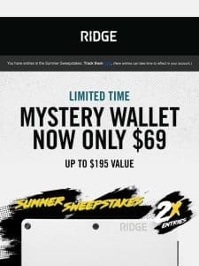 LIMITED: $69 Mystery Wallet