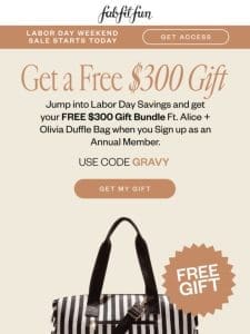 Labor Day gift: Free $300 bundle for you!