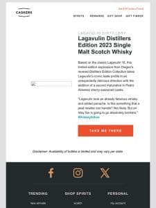 Lagavulin’s 2023 Distillers Edition is Here!