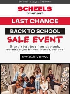 Last Call On Back-to-School Savings