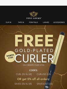 Last Chance! FREE Curler ?