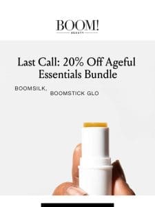 Last call: 20% off Ageful Essentials ⏱️