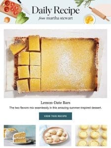 Lemon-Date Bars