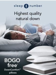 Limited Time: BOGO Free Soft， Plush， Comfy Pillows