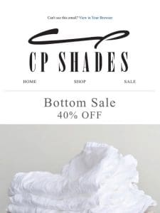 Linen Bottom – 40% OFF