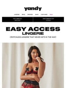 Lingerie so sexy you don’t need to take it off ?