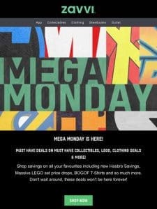 MEGA Monday! BOGOF， Hasbro， LEGO & more!