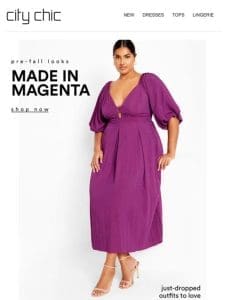 Made in Magenta With Up to 40% Off* Pre-Fall Looks