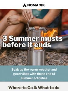 Make the most of Summer with these tips ☀️