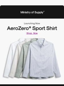 Meet our all-new， 100% recycled sport shirts