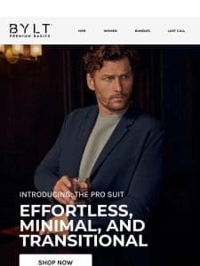 Meet the Pro Suit – Sharp. Confident. Timeless.