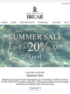 Mr —: Sale – Up to 20% Off Gant