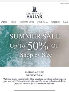 Mr —: Shop By Size Up to 50% Off – Summer Sale