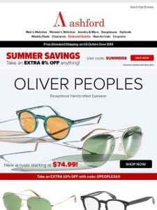 Must-Have Eyewear from Oliver Peoples!