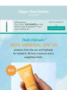 NEW! Daily Defender™ Mineral SPF 50 ☀️